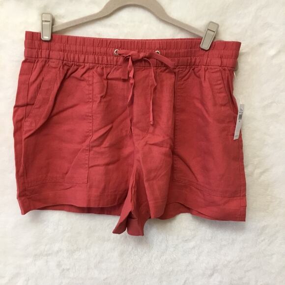 GAP Factory Orange Desert Flower Pull-On Utility Shorts - Picture 6 of 14